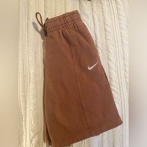 Nike High Waisted Sweat Shorts